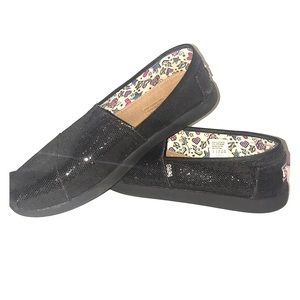 Black glitter bobs
